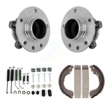 Rear Drum Brake Shoe & Hardware And Wheel Hub Bearing Assembly Kit For Jeep Compass K7D-100945