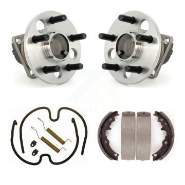 Rear Drum Brake Shoe & Hardware And Wheel Hub Bearing Assembly Kit For Pontiac Sunfire K7D-100954
