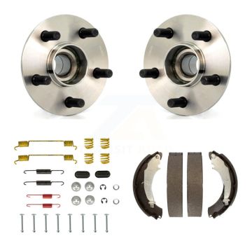 Rear Drum Brake Shoe & Hardware And Hub Bearing Assembly Kit For Chrysler PT Cruiser K7D-100956