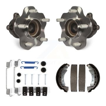 Rear Drum Brake Shoe & Hardware And Hub Bearing Assembly Kit For 2013-2019 Nissan Sentra K7D-100959