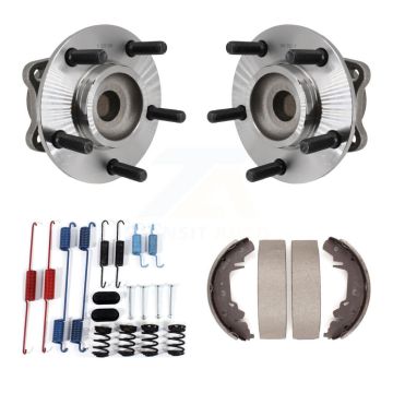 Rear Drum Brake Shoe & Hardware Hub Bearing Kit For Dodge Caravan Grand Chrysler Town K7D-100963