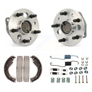 Rear Drum Brake Shoe & Hardware And Hub Bearing Assembly Kit For Toyota Camry 4-Wheel ABS K7D-100971