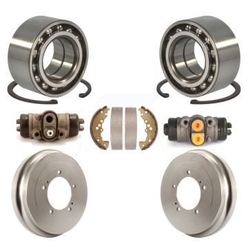 Rear Wheel Cylinders And Drum & Shoes Bearing Kit (7Pc) For Suzuki XL-7 Grand Vitara K7D-101009