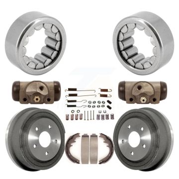 Rear Wheel Cylinders And Drum & Shoes Bearing Kit (8Pc) For Dodge Ram 1500 K7D-101011