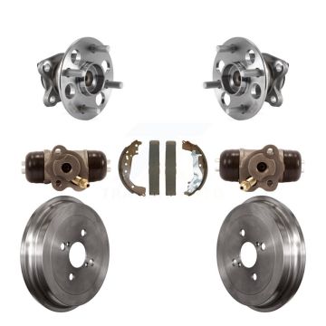 Rear Wheel Cylinders & Drum Shoes Hardware Hub Bearing Kit (7Pc) For Toyota Yaris L LE K7D-101032