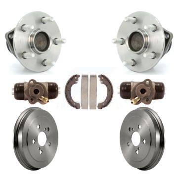 Rear Wheel Cylinders And Drum & Shoes Hardware Hub Bearing Kit (7Pc) For Toyota Corolla K7D-101034