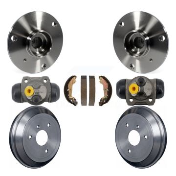 Rear Wheel Cylinders And Drum & Shoes Hardware Hub Bearing Kit (7Pc) For Smart Fortwo K7D-101038