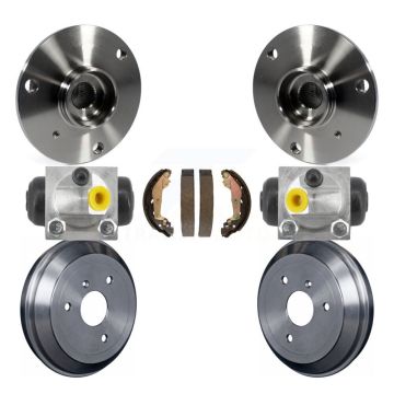 Rear Wheel Cylinders And Drum & Shoes Hardware Hub Bearing Kit (7Pc) For Smart Fortwo K7D-101039