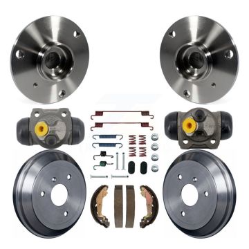 Rear Wheel Cylinders And Drum & Shoes Hardware Hub Bearing Kit (8Pc) For Smart Fortwo K7D-101047