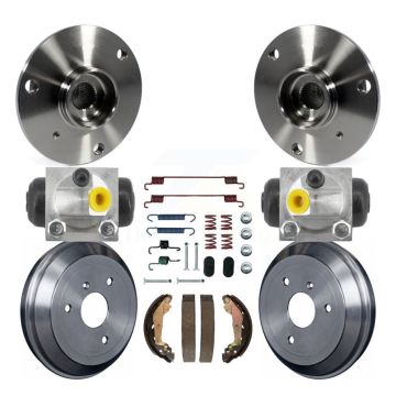 Rear Wheel Cylinders And Drum & Shoes Hardware Hub Bearing Kit (8Pc) For Smart Fortwo K7D-101048