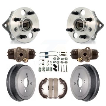 Rear Wheel Cylinders And Drum & Shoes Hardware Hub Bearing Kit (8Pc) For Toyota Corolla K7D-101051