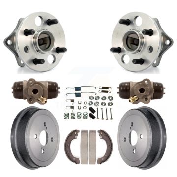 Rear Wheel Cylinders And Drum & Shoes Hardware Hub Bearing Kit (8Pc) For Toyota Corolla K7D-101052