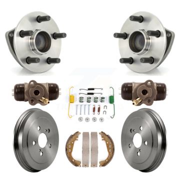 Rear Wheel Cylinders And Drum & Shoes Hardware Hub Bearing Kit (8Pc) For Toyota Celica K7D-101059