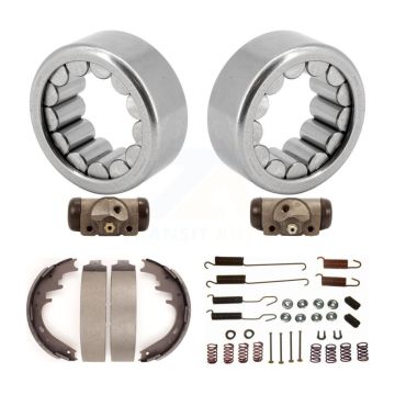 Rear Wheel Cylinders Drum Shoes Hardware Bearing Kit (6Pc) For Ford F-150 Dodge Ram 1500 K7D-101075