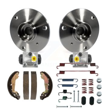 Rear Wheel Cylinders And Drum Shoes Hardware Hub Bearing Kit (6Pc) For Smart Fortwo K7D-101082