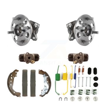 Rear Wheel Cylinders And Drum Shoes Hardware Hub Bearing Kit (6Pc) For Toyota Yaris K7D-101083