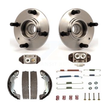 Rear Wheel Cylinders And Drum Shoes Hardware Hub Bearing Kit (6Pc) For Hyundai Elantra K7D-101091