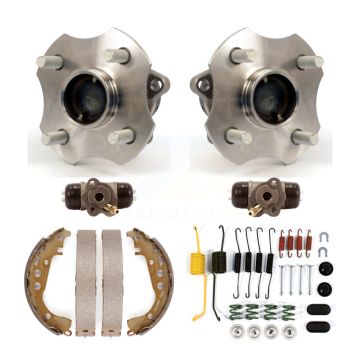 Rear Wheel Cylinders And Drum Shoes Hardware Hub Bearing Kit (6Pc) For 2004-2006 Scion xB K7D-101098