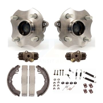 Rear Wheel Cylinders And Drum Shoes Hardware Hub Bearing Kit (6Pc) For Toyota Echo K7D-101099
