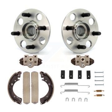 Rear Wheel Cylinders And Drum Shoes Hardware Hub Bearing Kit (6Pc) For Honda Civic K7D-101105