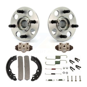 Rear Wheel Cylinders And Drum Shoes Hardware Hub Bearing Kit (6Pc) For Honda Civic K7D-101106