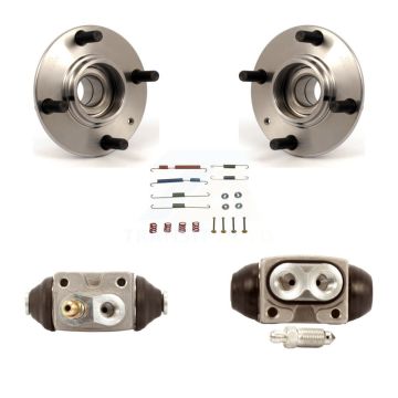 Rear Wheel Cylinders Hardware Hub Bearing Kit For 2005 Hyundai Elantra Non-ABS From 02 05 K7D-101116