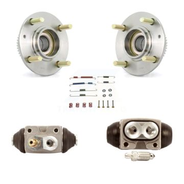 Rear Wheel Cylinders Hardware Hub Bearing Kit For Hyundai Elantra 4-Wheel ABS From 02 05 K7D-101117