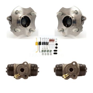 Rear Wheel Cylinders And Hardware Hub Bearing Assembly Kit For 2004-2006 Scion xA K7D-101125