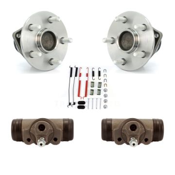 Rear Wheel Cylinders And Hardware Hub Bearing Assembly Kit For Toyota Matrix Pontiac Vibe K7D-101137