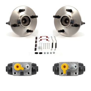 Rear Wheel Cylinders And Hardware Hub Bearing Kit For Chevrolet Cobalt Pontiac G5 Non-ABS K7D-101139
