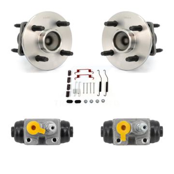 Rear Wheel Cylinders Hardware Hub Bearing Kit For Chevrolet Cobalt Pontiac G5 4-Wheel ABS K7D-101141