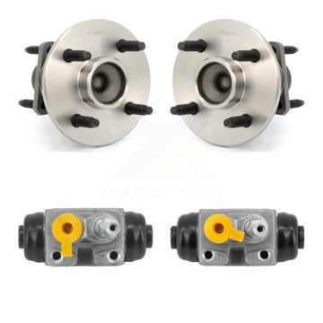 Rear Wheel Cylinders And Hub Bearing Kit For Chevrolet Cobalt Pontiac G5 4-Wheel ABS K7D-101159