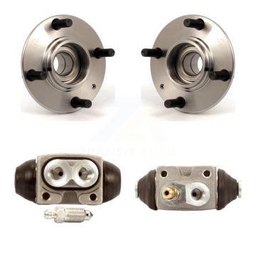 Rear Wheel Cylinders And Hub Bearing Kit For 2005 Hyundai Elantra Non-ABS From 02 05 K7D-101161