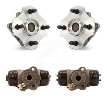 Rear Wheel Cylinders And Hub Bearing Assembly Kit For 2000-2005 Toyota Echo Non-ABS K7D-101169