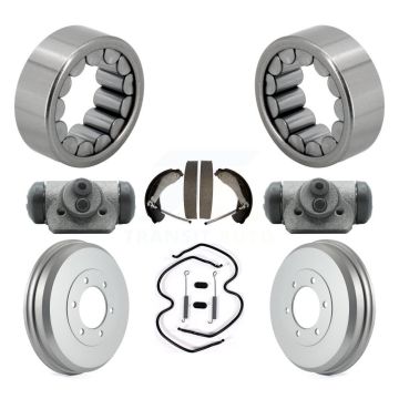 Rear Wheel Cylinders Coated Drum Shoes Hardware Bearing Kit (8Pc) For Chevrolet Colorado K7D-101182