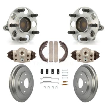 Rear Wheel Cylinders And Coated Drum Shoes Hardware Hub Bearing Kit (8Pc) For Honda Civic K7D-101193