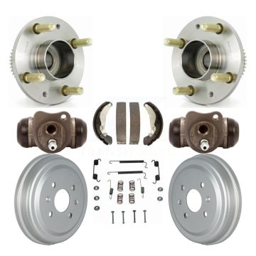 Rear Wheel Cylinders & Coated Drum Shoes Hardware Hub Bearing Kit (8Pc) For Suzuki Swift+ K7D-101225