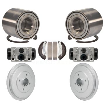 Rear Wheel Cylinders And Coated Drum & Shoes Bearing Kit For Nissan Versa Note Micra K7D-101230