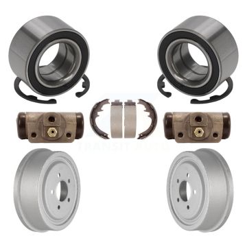 Rear Wheel Cylinders And Coated Drum & Shoes Bearing Kit For 1998-2002 Ford Ranger EV K7D-101239