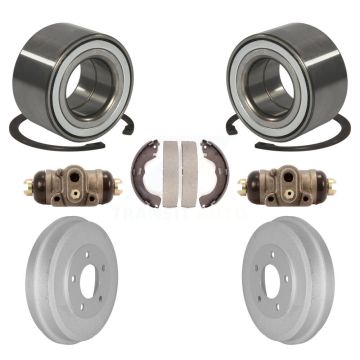 Rear Wheel Cylinders And Coated Drum & Shoes Bearing Kit For Ford Escape Mazda Tribute K7D-101240
