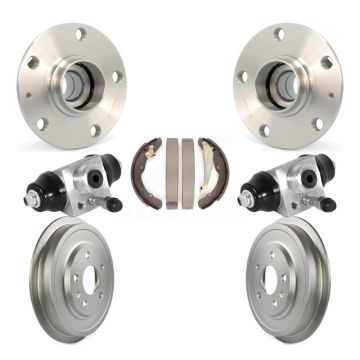 Rear Wheel Cylinders And Coated Drum & Shoes Hub Bearing Kit For Volkswagen Jetta Beetle K7D-101242