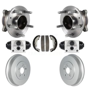 Rear Wheel Cylinders And Coated Drum & Shoes Hub Bearing Assembly Kit For Chevrolet Cruze K7D-101252