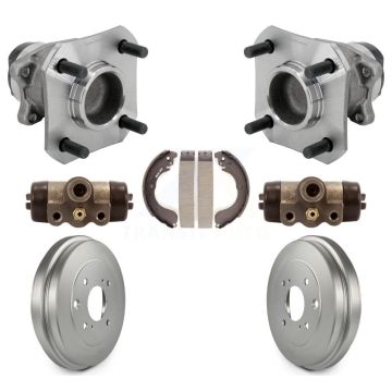 Rear Wheel Cylinders And Coated Drum & Shoes Hub Bearing Kit For 2009-2014 Nissan Cube K7D-101254
