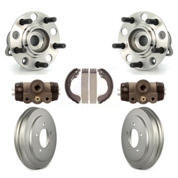 Rear Wheel Cylinders & Coated Drum Shoes Hub Bearing Kit For Jeep Patriot Compass Dodge K7D-101265