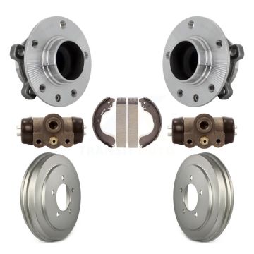 Rear Wheel Cylinders And Coated Drum & Shoes Hub Bearing Assembly Kit For Jeep Compass K7D-101266