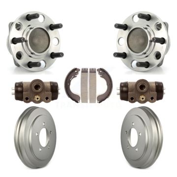 Rear Wheel Cylinders And Coated Drum & Shoes Hub Bearing Kit For Dodge Caliber Avenger K7D-101267