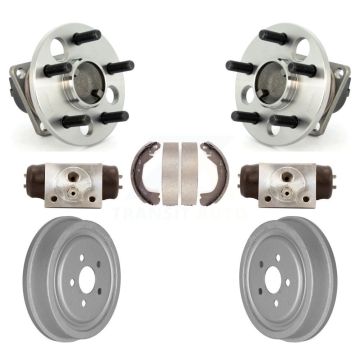 Rear Wheel Cylinders And Coated Drum & Shoes Hub Bearing Kit For Chevrolet Cavalier K7D-101272