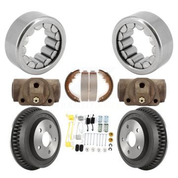Rear Wheel Cylinders And Drum & Shoes Hardware Bearing Kit (8Pc) For Dodge Ram 1500 K7D-101296