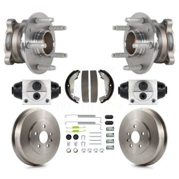 Rear Wheel Cylinders And Drum & Shoes Hub Bearing Kit (8Pc) For Chevrolet Cruze Limited K7D-101311