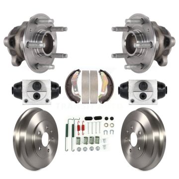 Rear Wheel Cylinders And Drum & Shoes Hub Bearing Kit (8Pc) For 2016-2017 Chevrolet Sonic K7D-101313